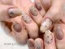 秋ネイル/レトロ/ヌーディー