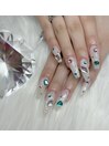 服部担当☆宝石ネイル
