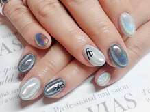 プロフェッショナル ネイルサロン ラヴィアス(LAVIAS)/【ジェル】ミラーネイル