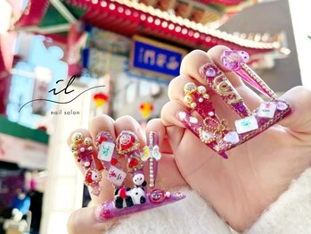 イル 神戸店/ピンク×中華パーツ