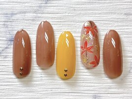 紅葉ネイル