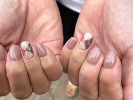 アーガイルチェックネイル