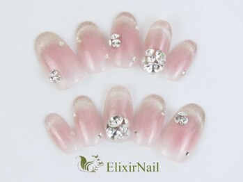 エリクサーネイル 神田(Elixir Nail)/ハンドやり放題/クーポン使用
