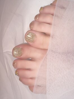 フットネイル/グリッター/シアー