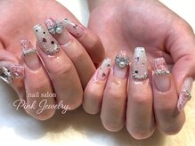 ピンクジュエリー(Pink Jewelry.)の雰囲気（持ち込み画像も大歓迎!#ピンクネイル#推しネイル も大人気☆）