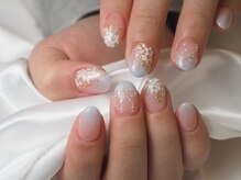 ミーナネイル(miinanail)/式典用春ネイル　可愛いWカラー