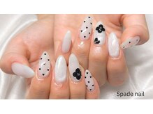 スペードネイル(spade nail)の雰囲気（パーツ、カラーも豊富！トレンドデザインも持ち込み可能です♪）