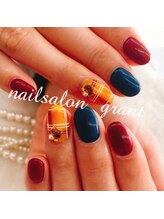 グラント(NAIL SALON&SCHOOL grant)/グレンチェックネイル