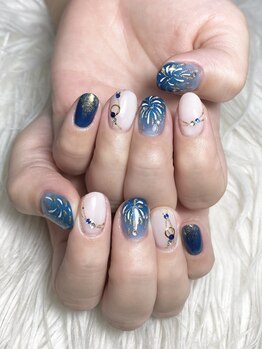 インプレス 鶴見店(Impress)/花火ネイル