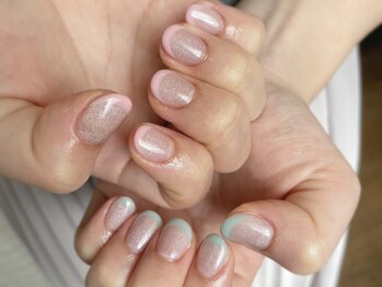 リリックネイル 本八幡店(LyricNail)/マグネット＊パステルフレンチ