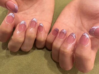 エムスラッシュ ネイル センター北店(M.SLASH)/マグネットフレンチ