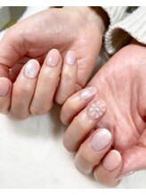 はあとねいる 宇都宮御幸ヶ原店/フラワーしずくネイル