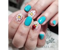 ネイルプラスユウ(NAIL+U)/てんとう虫とデイジー