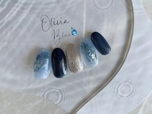 オリビアブルー(Olivia Blue)/インクネイル