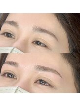 ブロウ(BROW)/【レディース眉毛】before after