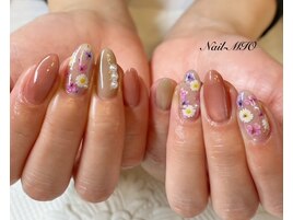押し花ネイル