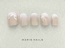 マリーネイルズ 大阪梅田店(MARIE NAILS)/新規様7000円 0403b  リボン