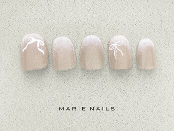 マリーネイルズ 大阪梅田店(MARIE NAILS)/新規様7000円 0403b  リボン