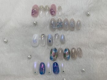 リボン 佐野店(Ribbon)の写真/今季注目のカラー＆大人気マグネットネイルを豊富に揃えています♪ご希望の持ち込みもお任せください◎