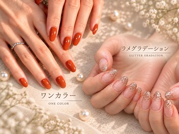 メルナチュールガーデン 大橋駅前店(Mere Nature Garden)の写真/【ワンカラー/ラメグラ】肌なじみの良いカラー・トレンドカラー多数◎お気に入りのカラーを指先に♪
