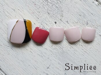 シンプリー ネイルアンドアイラッシュ 祖師谷大蔵店(Simpliee Nail&Eyelash)/定額フットネイル　