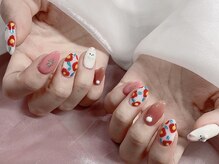モルフォネイル(Morpho nail)/#大理石ネイル#ニュアンスネイル