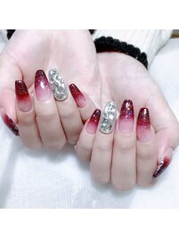 ラメグラ＋ 2本埋め尽くし