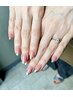 《★新規他店オフ無料》【HAND】デザインフレンチネイル 18500→15200