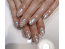 クリスタルネイルサロン(Crystal Nail)/オーロラニュアンスぷっくり