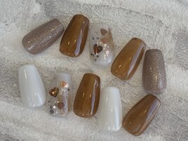 ハートホロのニュアンスnail
