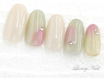 ラグジュアリーネイルズ アカバネ(Luxury Nails Akabane)/個性派*マグネットデザイン