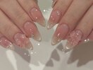 リボンチークネイル|パラジェル