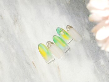 ヴィーナネイル 呉店(VinaNail)/スプリンググリーンニュアンス