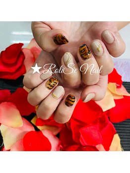 ロリーゼ(RoliSe)/虎ネイル パーツ¥30~