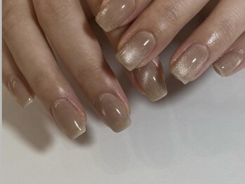 アイネイルズ 天神今泉店(I-nails)/【kanako.m】ブラウンマグネット