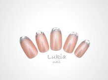 ルキア(Lukia)/冬おすすめ☆ラメフレンチネイル