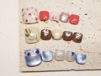 シェルウェリナ(SHeLL WELINA)の写真/足元を素敵に魅せ,お洒落心を刺激するフットデザイン&カラーを多数ご用意!平日来店でお得にご利用頂けます!