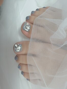 フットネイル/ビジュー/ストーン