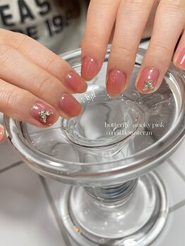 フローター 駒込店(FLOWATER)/smoky pink/butterfly