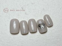 ネイルメゾン 梅田(NAIL MAISON)/ちょうちょピンクラメ