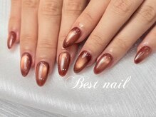 ベストネイル 渋谷109前店(Best Nail)/チップ長さ出しマグネットネイル