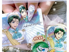 痛ネイル さくらんぼ フリル