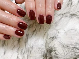 ワンカラー　シンプルネイル