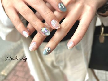 ネイルズアリー 立川店(Nails ally)/バカラネイル×ジュエル×ポップ