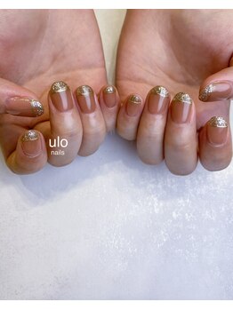 ウロネイルズ(ulo nails)/キラキラワンホンネイル