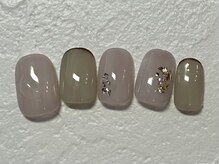 アイ ネイルズ 天神店(I nails)/シンプルart ¥6500