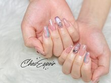シェエスポワール(Chez Espoir)/【スカルプ】冬のチェックネイル