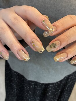 クレイ(clay.)の写真/【パラジェル/フィルイン】周りに褒められるニュアンスデザイン多数♪定額~持ち込みまで幅広く対応します♪