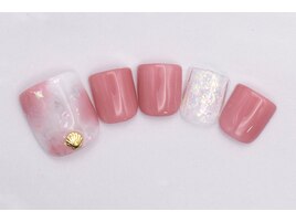 6000円　フットネイル
