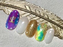 ネイルズガッシュ 武蔵小山店(NAILsGUSH)/＊エスニックタイダイ＊